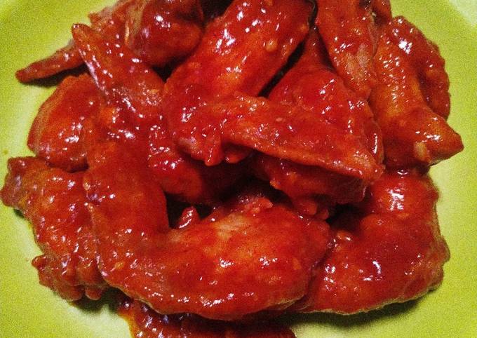 Spicy Chicken Wings ala Richeese