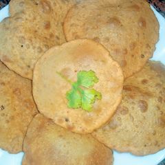 Masala khasta puri A picture of Masala khasta puri.