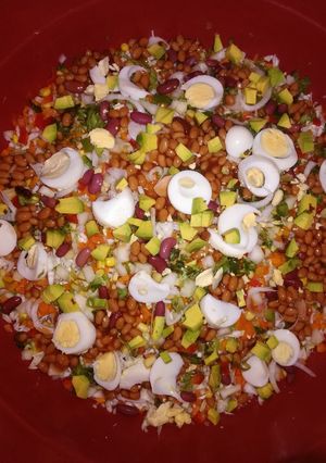 A picture of Vegetable salad.