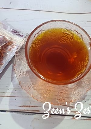 A picture of Safflower Tea.