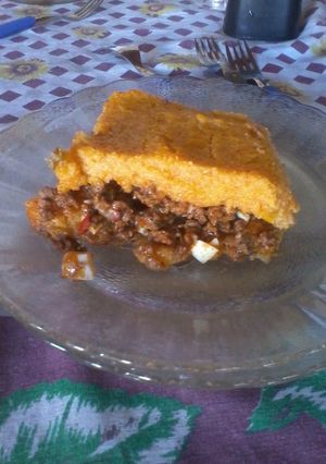 Una foto de Pastel de Polenta