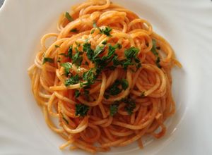 Foto di Spaghetti alla carrettiera con pomodoro🍝🍅🌶️