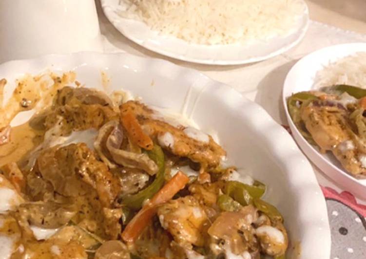 دجاج بالفطر