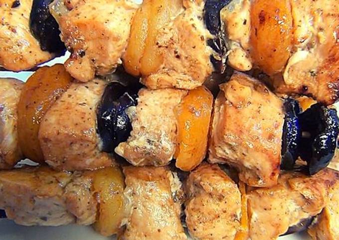 Куриные шашлычки на шпажках в духовке - Пошаговый рецепт с фото. Вторые блюда. Блюда из курицы