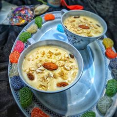 A picture of Delicious kheer.