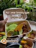 Nasi Lemak Rendang Ayam (Sempena Ultah)