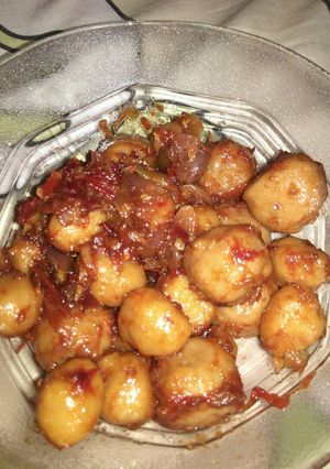 Foto resep Bakso pedas manis