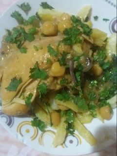 صورة لوصفة طاجين الكباب
