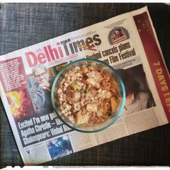 A picture of Madhuri Dixit's Sabudana Khichdi Recipe.