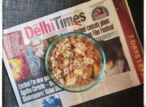 A picture of Madhuri Dixit's Sabudana Khichdi Recipe.