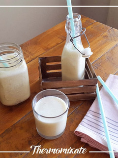 Una foto de Smoothie de mango, plátano y vainilla con Thermomix
