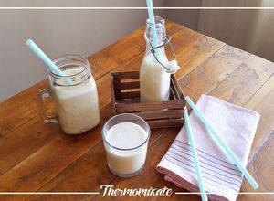 Foto principal de Smoothie de mango, plátano y vainilla con Thermomix