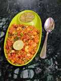 Veggie Masala Poha/Flattered Rice