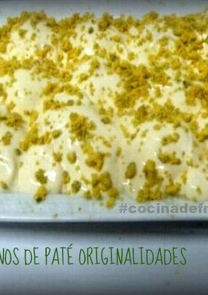 Una foto de Huevos rellenos de paté Originalidades