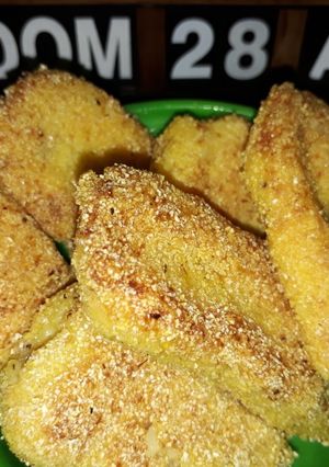 Una foto de Polenta frita