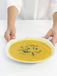 Una foto de Crema de Calabaza