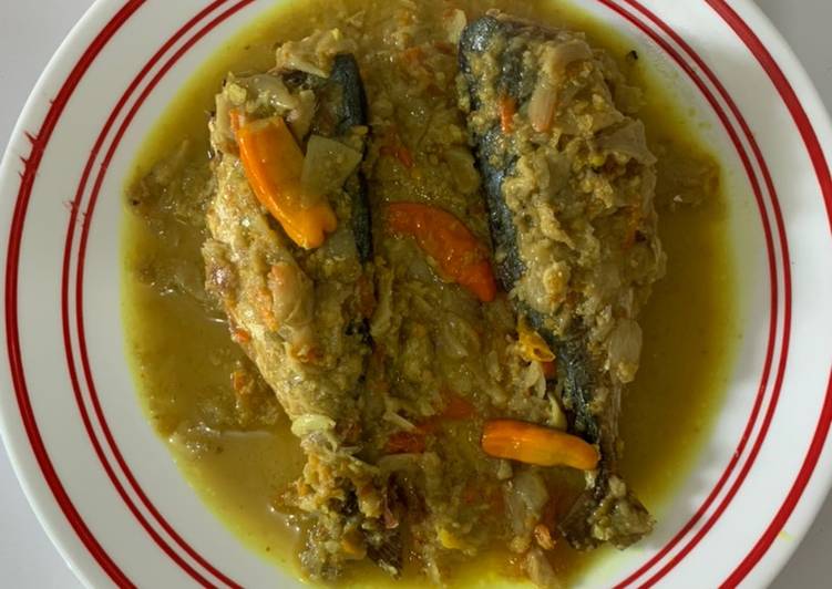 Cara buat Ikan Oven Kuah Kuning yang lezat dan Mudah Dibuat