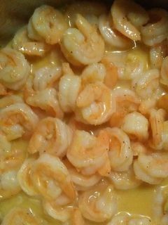 A picture of Shrimp scampi.