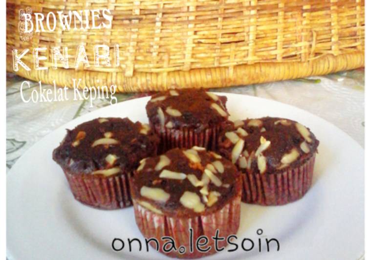 Brownis Kenari Cokelat Keping