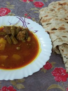 عکسی از دستور آبگوشت بامیه