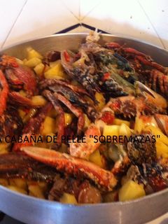 Una foto de Marmitako de bogavante