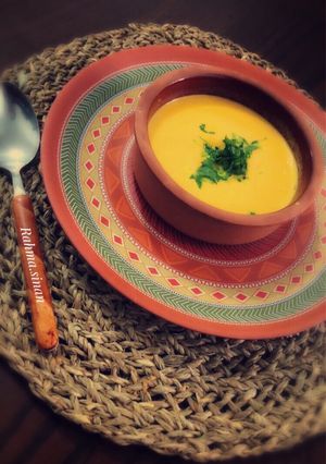 صورة لوصفة شوربة كريمة الجزر