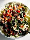 Zoodles de Courgete com Legumes