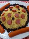 Cuscuz de farinha de mandioca