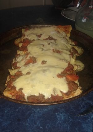 Una foto de Canelones de carne