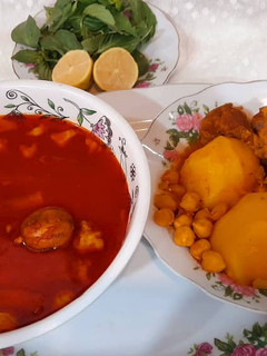 عکسی از دستور آبگوشت بامیه (آبگوشت بامیه جنوبی)