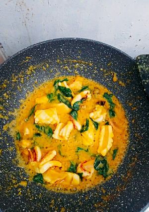 Foto resep Cumi bumbu kuning kemangi
