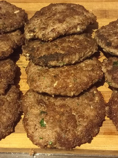 Una foto de Hamburguesas caseras a la parrilla o a la plancha