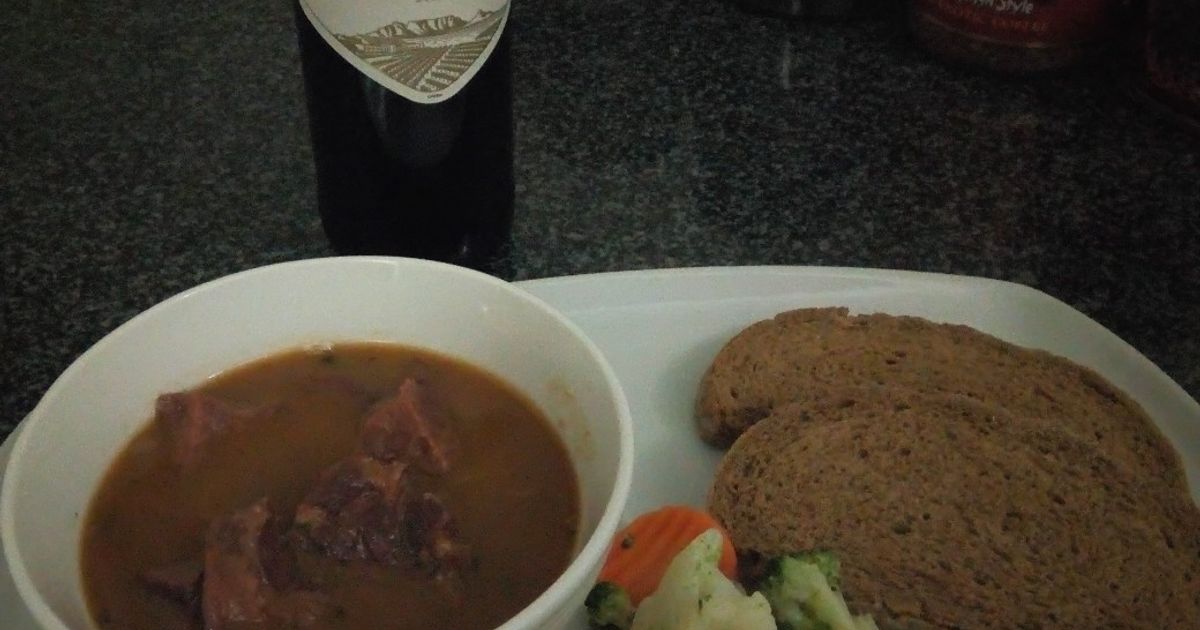 Dad's Ox Tongue, Steamed Veggies And Rye Bread Recipe by Bongiwe Vuvu ...