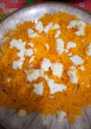 A picture of Khoya zarda.