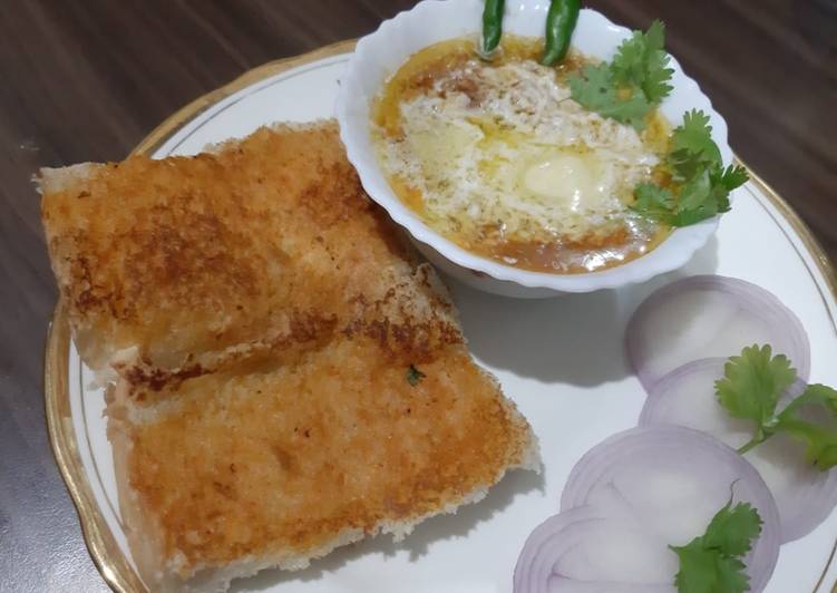 Easiest Way to Make Speedy Cheesy buttery bhaaji with masala pav