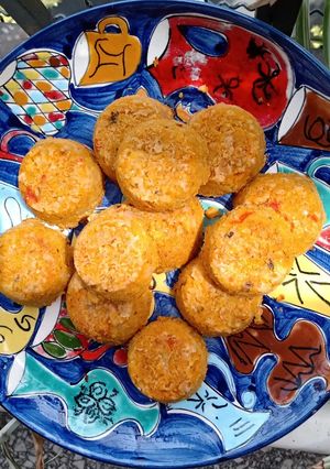 Una foto de Budincitos de garbanzos y zanahoria
