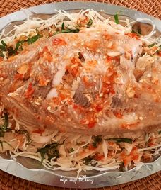 cá điêu hồng hấp