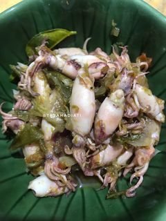 Foto resep Cumi asin cabe ijo