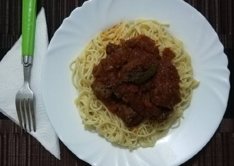 Recipe of Quick Spaghetti and meat balls