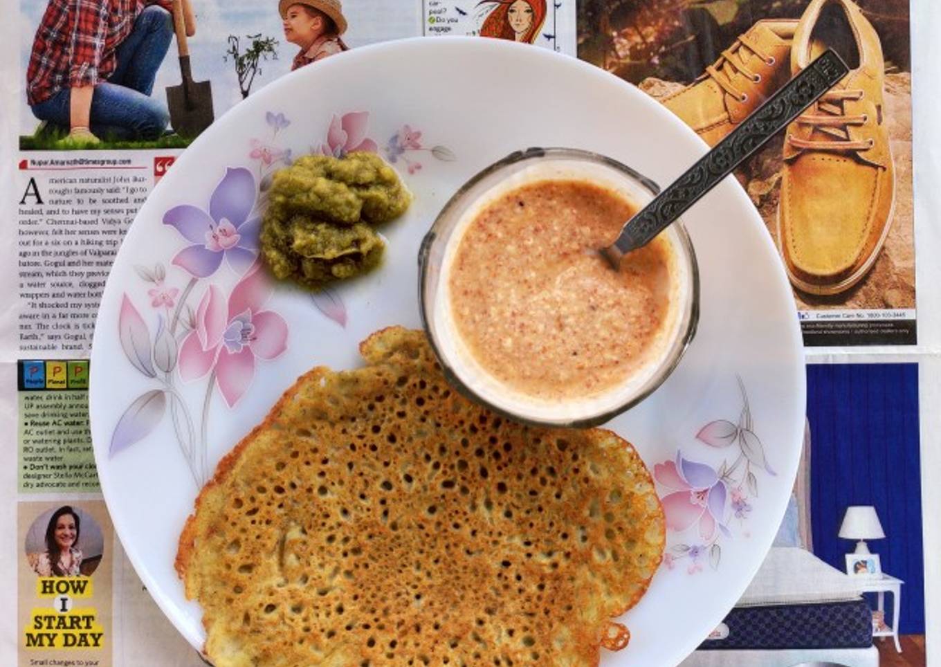 Healthy Mung Sprouts Cheelas
