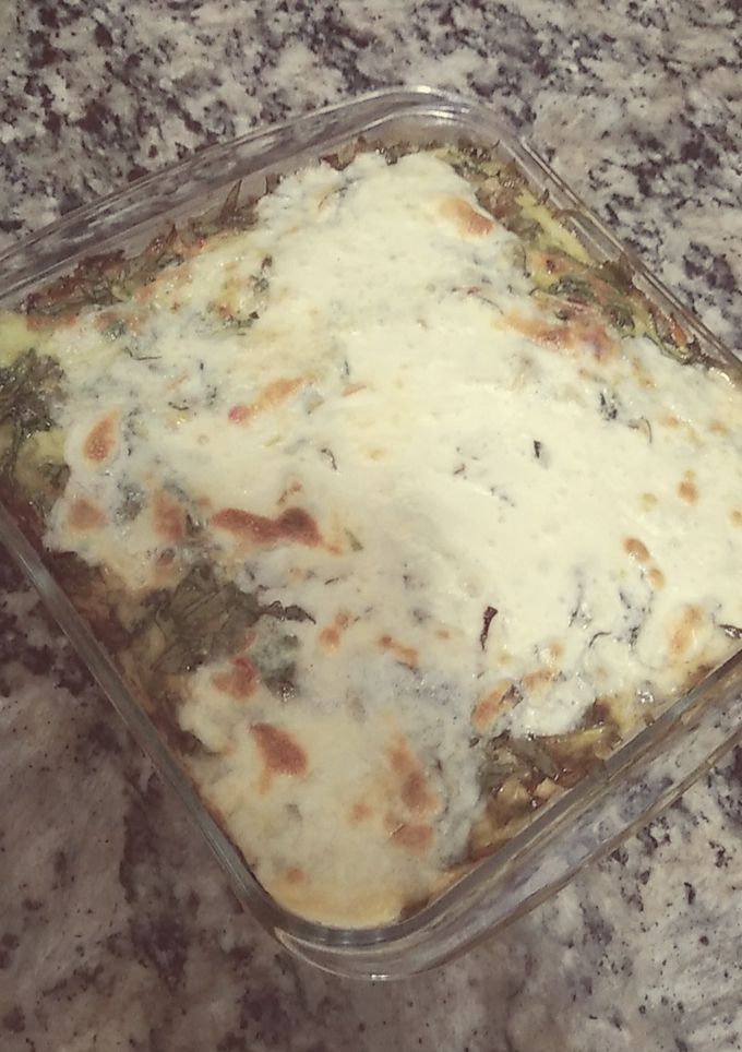 Una foto de Tortilla de verdura al horno