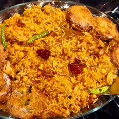 Kabuli Chana pulao A picture of Kabuli Chana pulao.