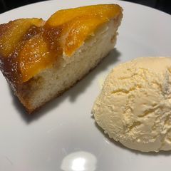 A picture of Peach Upside Down Cake 🍑.