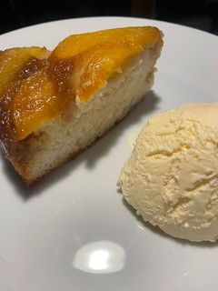A picture of Peach Upside Down Cake 🍑.
