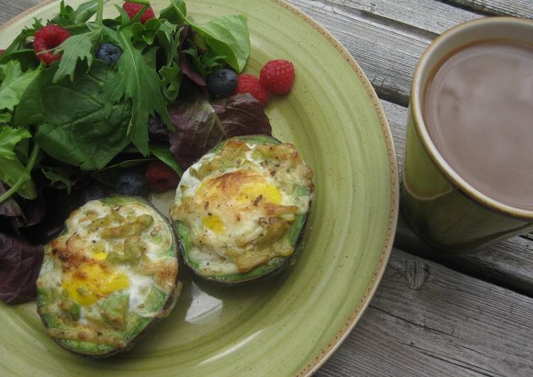 Recipe of Super Quick Homemade Avocado Egg Boat
