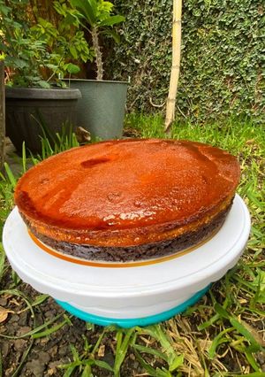 Una foto de Pastel imposible (Chocoflan)