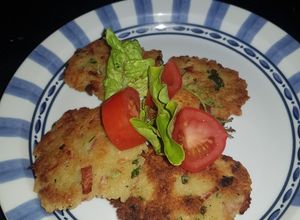 Una foto de Croquetas de cuscús con jamón