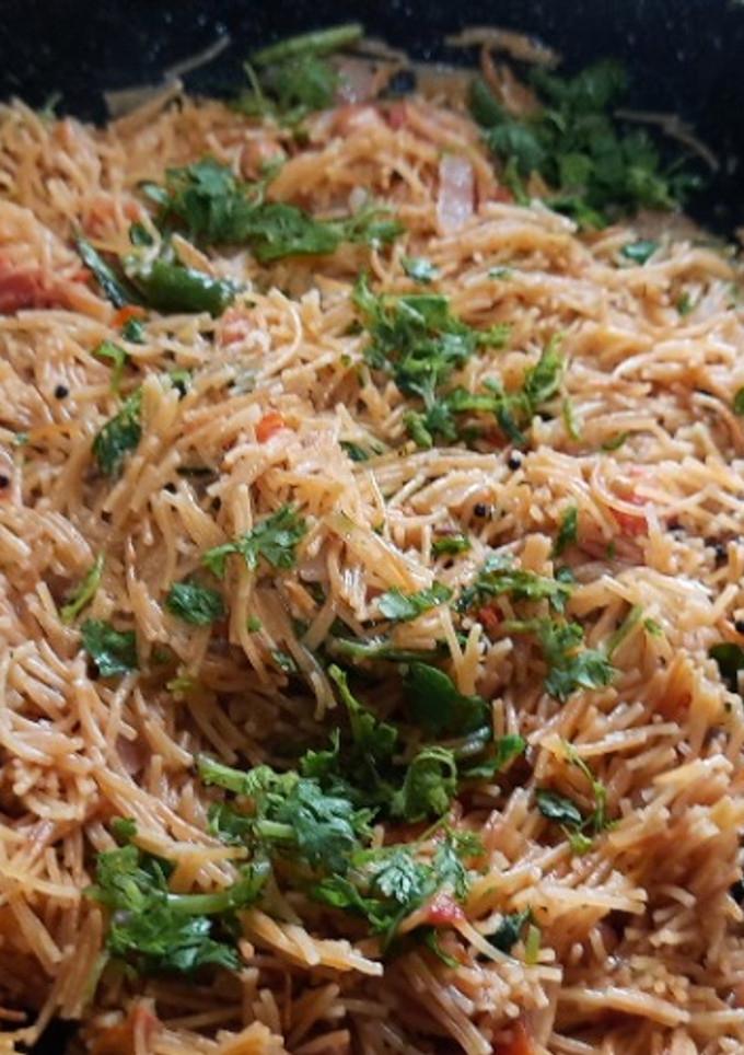 A picture of Sewai upma (vermicelli upma).