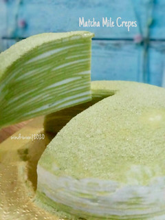Foto resep Matcha Mile Crepes (tidak pakai oven & mixer)