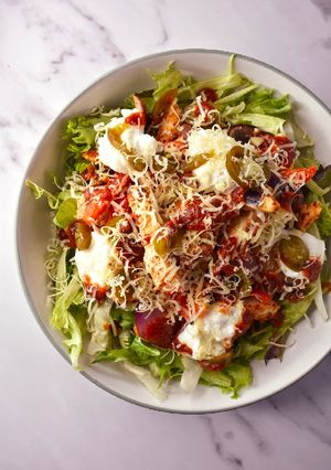 A picture of Chicken Fajita Salad Bowl.